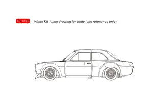 RS0142 Ford Escort Mark 1 White kit